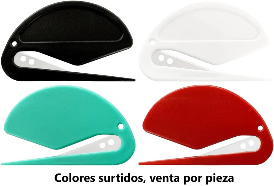 Abre Sobres Plástico Colores 7.6×4.5cm Proesa® [Pieza] - Image 2