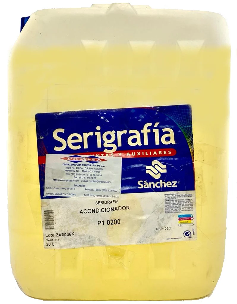 Acondicionador Serigrafia Sanchez® [Contenedor plástico/Galón/Litro] - Image 4