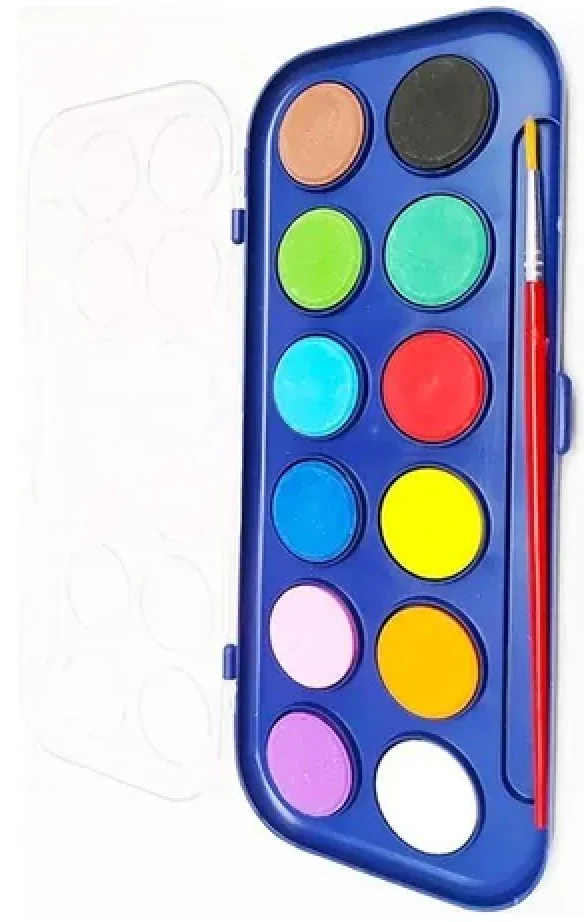 Acuarelas en Plástico Económica Colores c/12 Barrilito® AC12G [Pieza] - Image 2