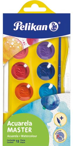 Acuarelas en Plástico Máster Colores c/12 Pelikan® [Pieza] - Image 2