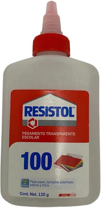 Adhesivo 100 Transparente 120g Resistol® [Pieza]