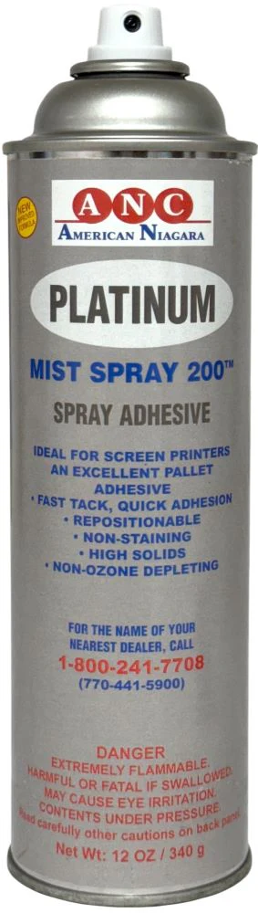 Adhesivo en Aerosol/Spray PLATINUM Mist Spay 200™ PLW200 340g Sanchez® RSE11021 G [Aerosol] - Image 2