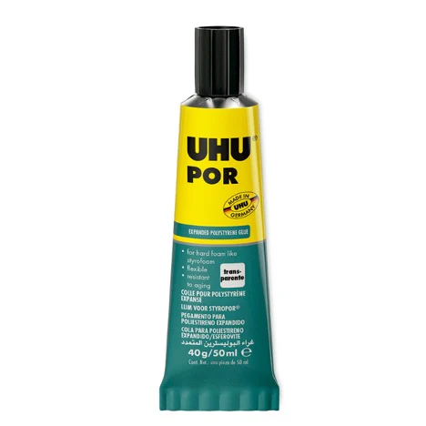 Adhesivo p/Poliestireno Transparente 50ml UHU® POR-UHU [Pieza]
