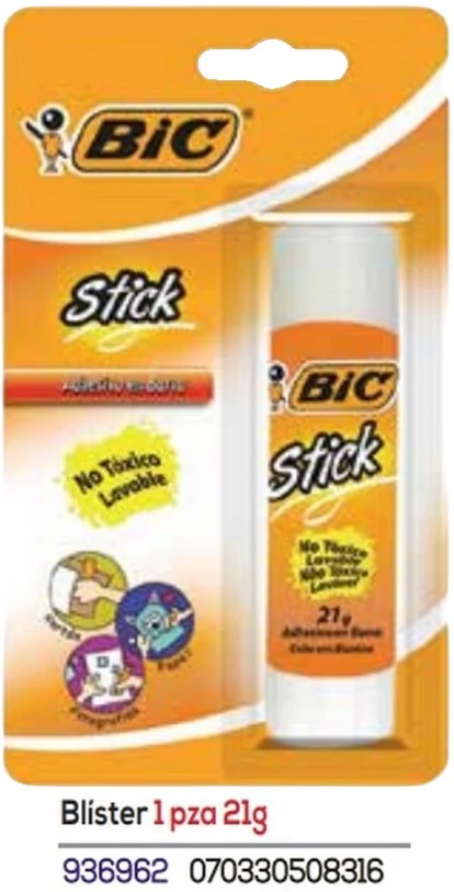 Adhesivo tipo Lápiz  Blanco Bic® [Pieza] - Image 2
