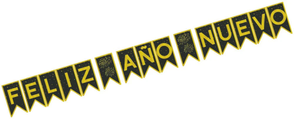 Adorno Año Nuevo Banner Banderillas Proesa® 696 [Pieza]