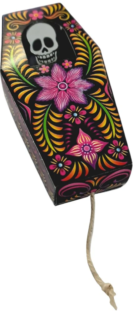 Adorno Día de Muertos Ataúd Móvil Multicolor 10×5×2.5cm Padi® 1210-6 [Pieza] - Image 3