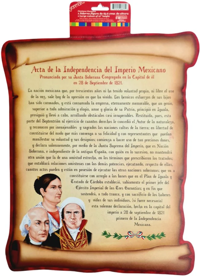 Adorno Fiestas Patrias Acta de la Independencia Figur 43.4cm granmark® 6000 [Pieza] - Image 2