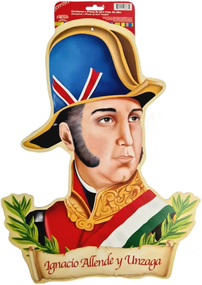 Adorno Fiestas Patrias Ignacio Allende y Unzaga Figur 46.7cm granmark® 6000-50 [Pieza] - Image 2