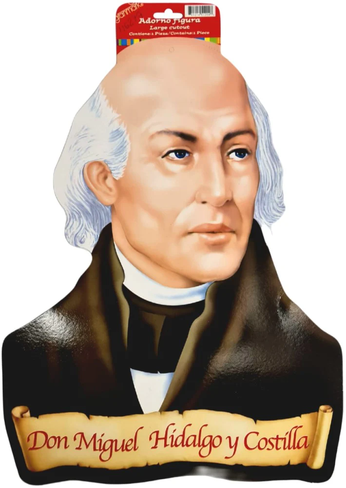 Adorno Fiestas Patrias Miguel Hidalgo y Costilla Figur 40cm granmark® 6000- [Pieza]