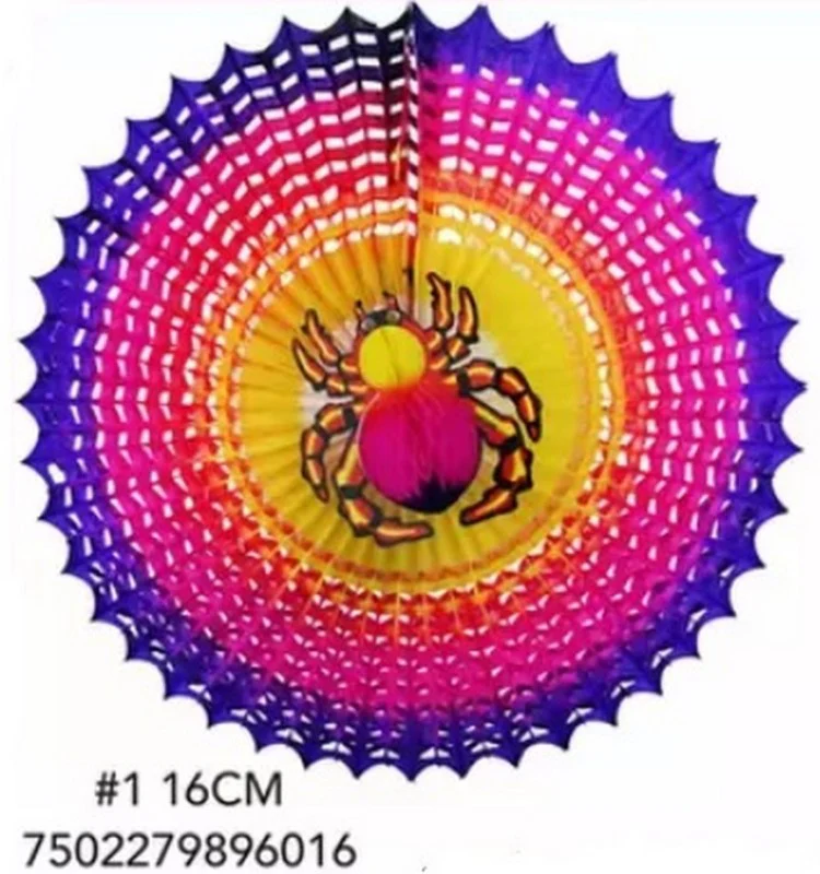 Adorno Halloween Telaraña #1 Morada Bugamb 1p PapelChina Papel Picado® TEL446 [Pieza]