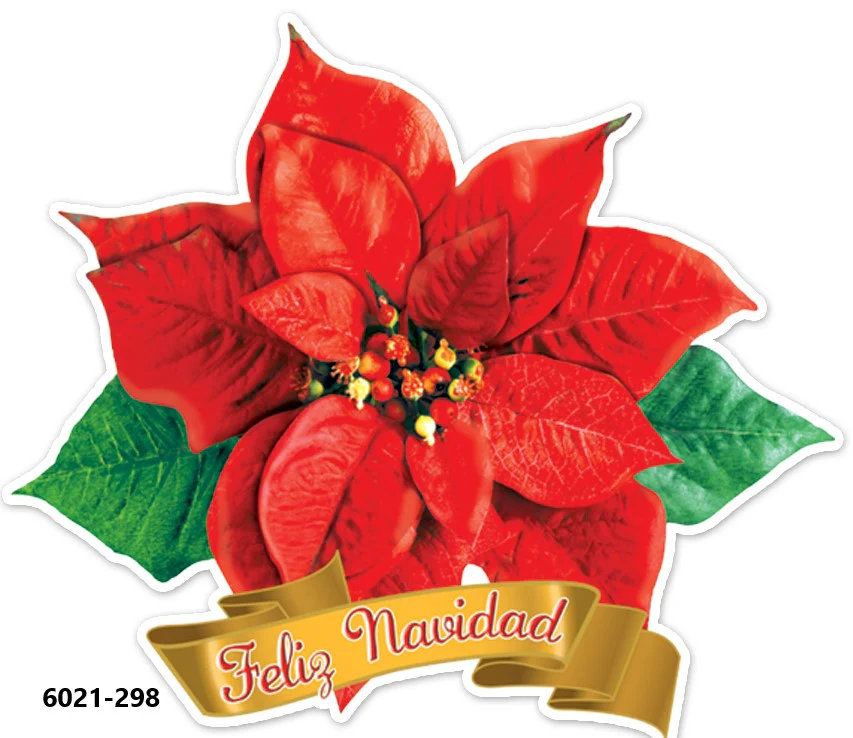 Adorno Navidad Móvil Nochebuena 40cm granmark® 6021-298 [Pieza]