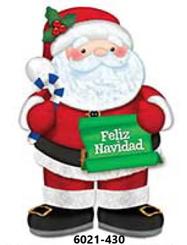 Adorno Navidad Móvil Santa con Letrero 62cm granmark® 6021-430 [Pieza]