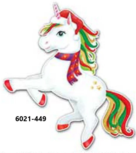 Adorno Navidad Móvil Unicornio Navideño 75cm granmark® 6021-449 [Pieza]