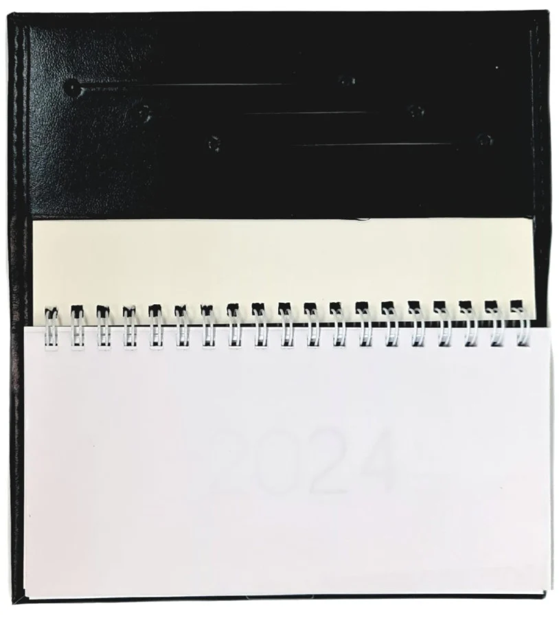 Agenda 2026 Curpiel Cartera-Inglesa Negro 9.5×18cm Creativida [Pieza] - Image 3
