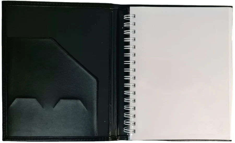 Agenda 2026 Curpiel Diaria medio Oficio Negro 18×23.5cm Creativida [Pieza] - Image 3