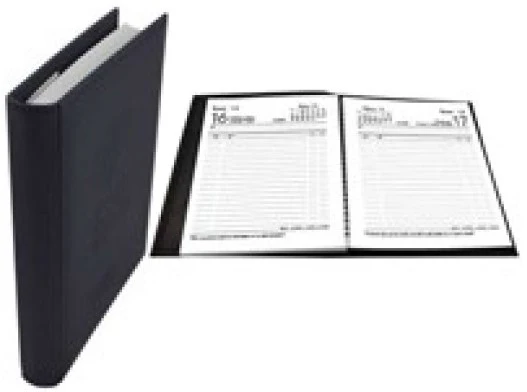 Agenda 2026 Curpiel Diaria medio Oficio Negro 18×23.5cm Creativida [Pieza] - Image 5