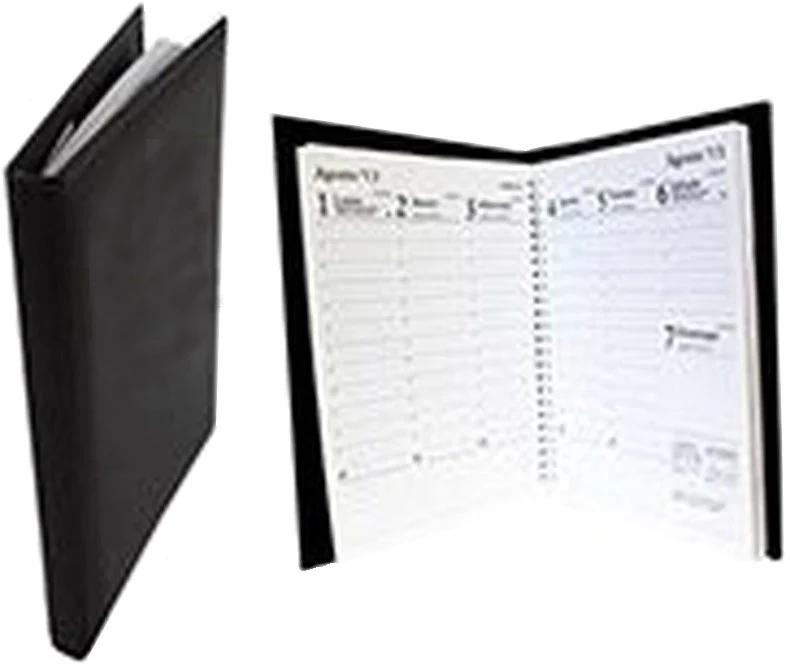 Agenda 2026 Curpiel Semanal medio Oficio Negro 18×23.5cm Creativida [Pieza] - Image 5
