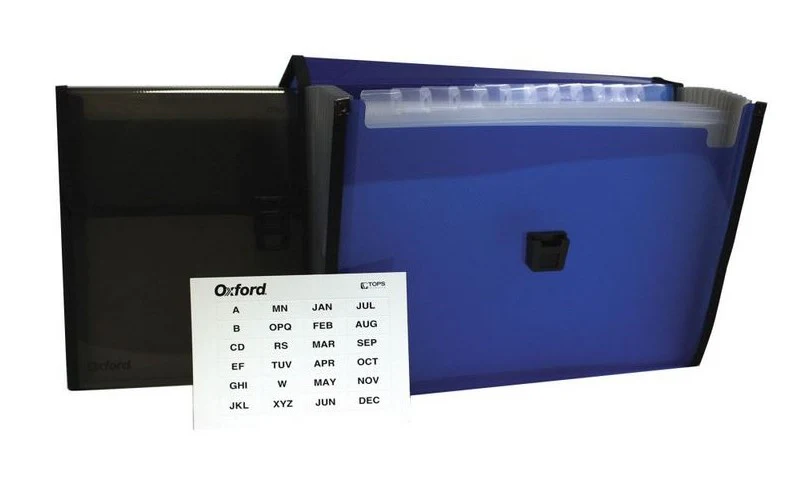 Archivero Expandible c/Broche Azul-Humo Carta Oxford® F154 [Pieza] - Image 3