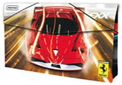 Archivero Expandible Ferrari c/Liga Negro-Rojo 25.4×38 Norma® 536156 [Pieza]