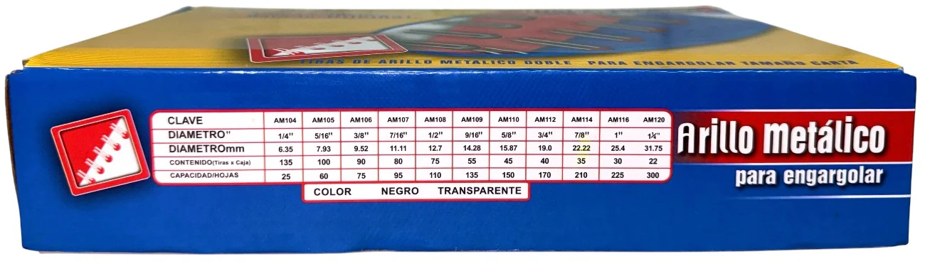 Arillo p/Engargo.metálico 2:1" 3:1"  Negro OfficeEASE® [Caja] - Image 36