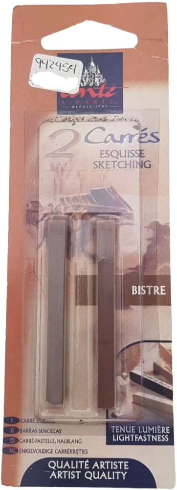 Barras Pastel Conté 2454 c/2 Briste Blíster Conté à Paris® 10171 [Paquete]