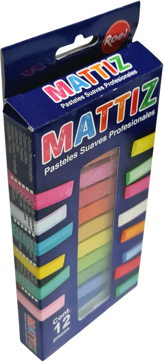 Barras Pastel Suaves  Colores  Est.c/12 Mattiz® [Estuche] - Image 5