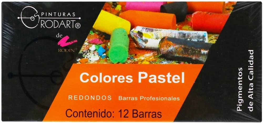 Barras Pastel Suaves Redondos Secos Colores Est.c/12 RODART® 13684 [Estuche] - Image 3