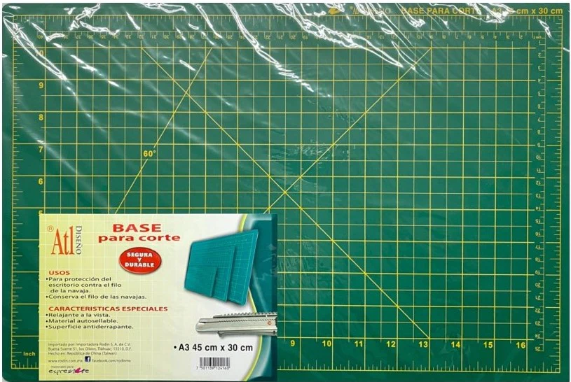 Base p/Corte T.M.S Verde 30×45cm Alt® [Pieza]