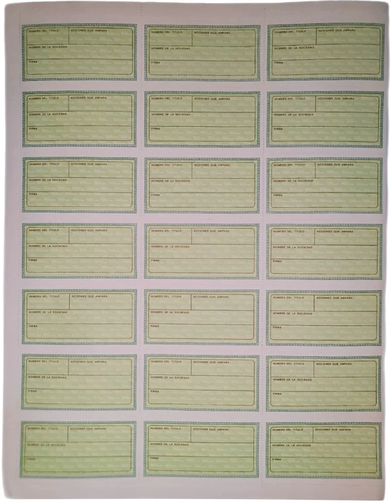 Block Auxiliar Acciones paquete 10 hojas DobleCarta Printaform® B-8501 [Pieza] - Image 5