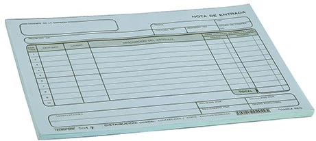 Block Auxiliar Nota de Entrada E 25 hojas ½ Carta Tecno® 504 [Pieza]