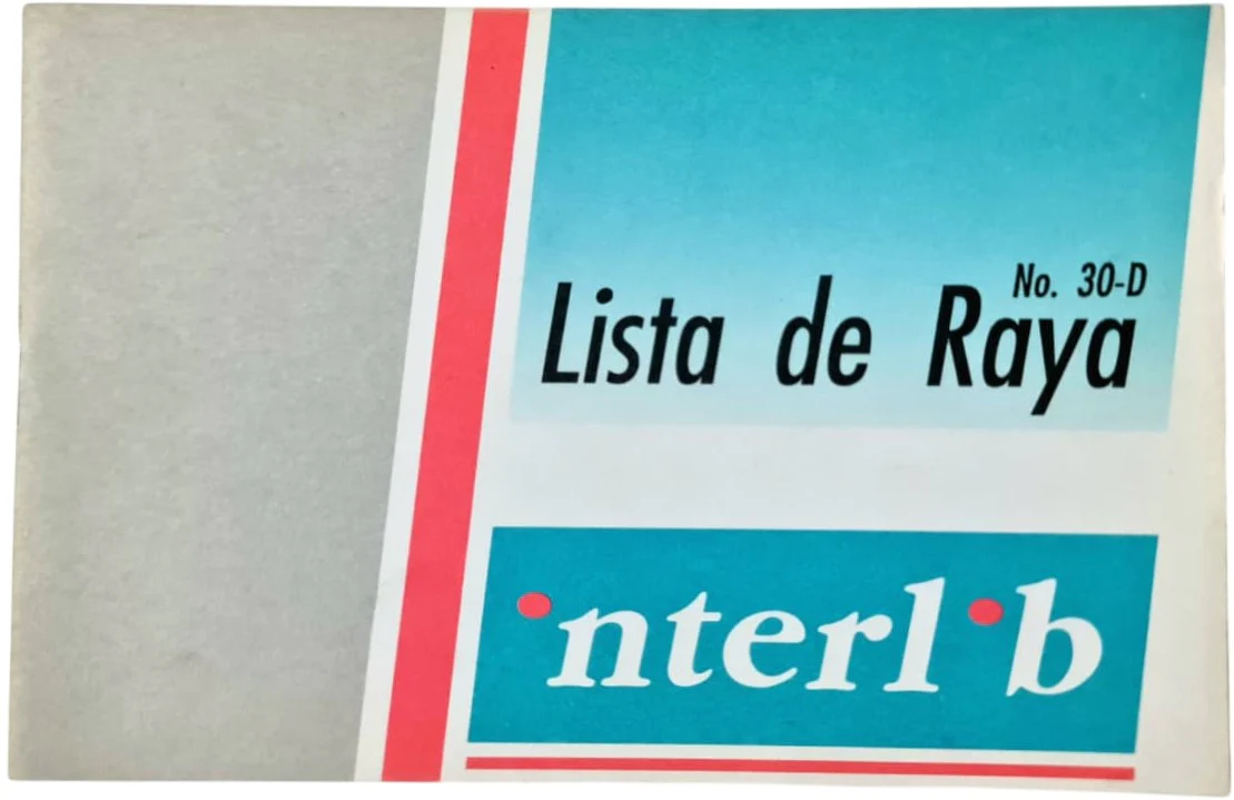 Block Lista de Raya r 30 hojas 17×11cm interlib® 30-D [Pieza]