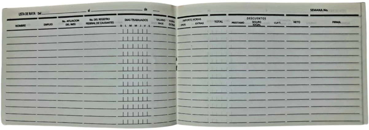 Block Lista de Raya r 30 hojas 17×11cm interlib® 30-D [Pieza] - Image 2