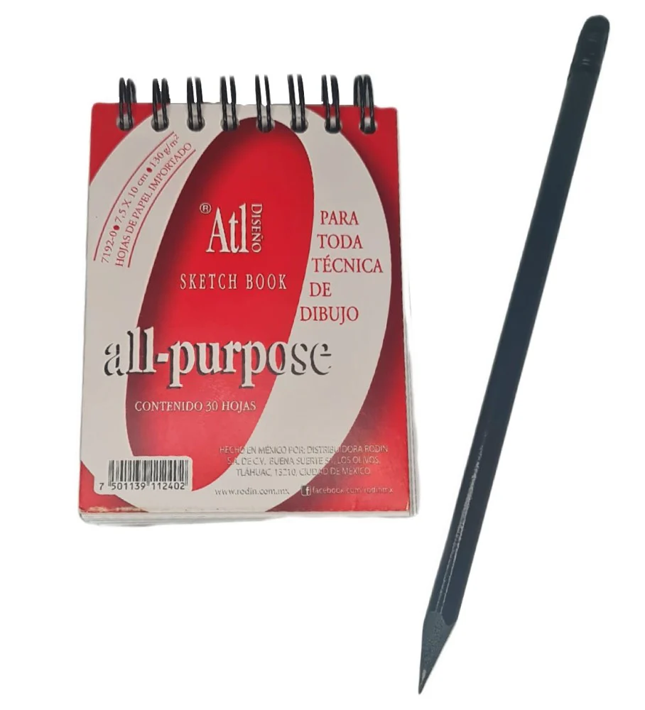 Block p/Arte MixMedia  130g 30 hojas All Purpose #0 #1 #2 #3 #4 #5 Atl® [Pieza] - Image 6