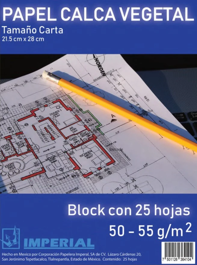 Block p/Arte Vegetal 25 hojas  Carta Imperial® [Pieza] - Image 3