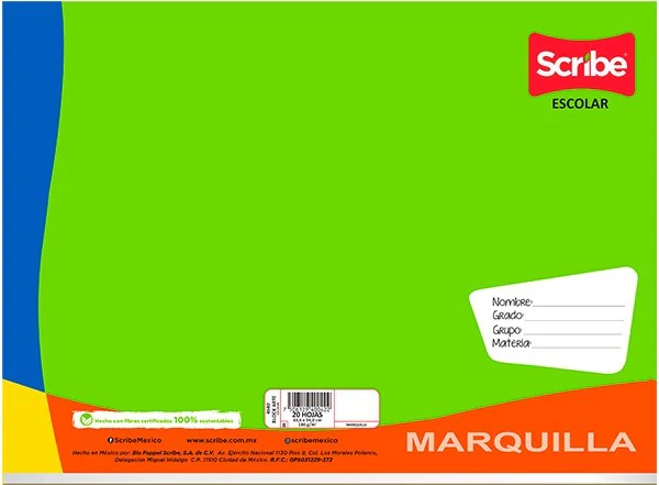 Block p/Dibujo 20 hojas Marquilla Pegado Scribe® [Pieza] - Image 5
