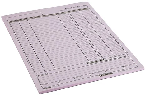 Block Póliza de Egreso E 50 hojas Carta Tecnoform® 406 [Pieza]