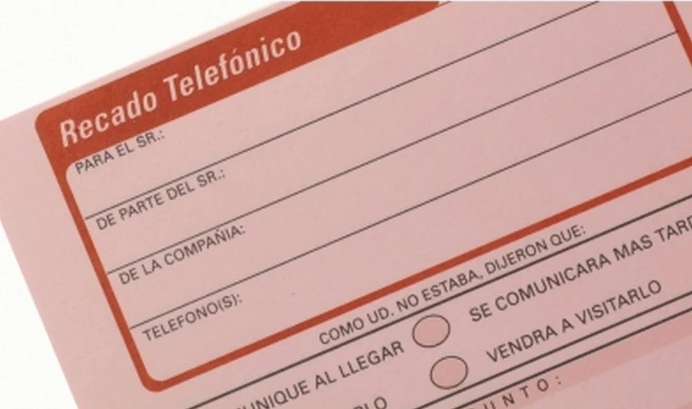 Block Recados Telefónico 50 hojas ¼ Carta pcform® RT-2061 [Pieza] - Image 2