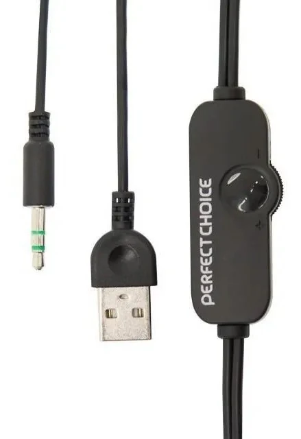 Bocinas para PC Estéreo Pulse 3.5mm plug USB-A power Negro Perfect Choice® PC116585 [Pieza] - Image 6
