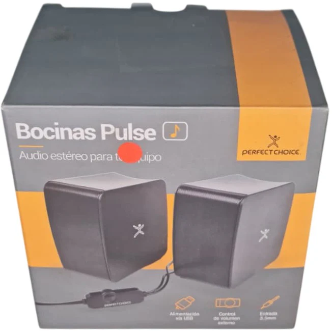 Bocinas para PC Estéreo Pulse 3.5mm plug USB-A power Negro Perfect Choice® PC116585 [Pieza] - Image 7