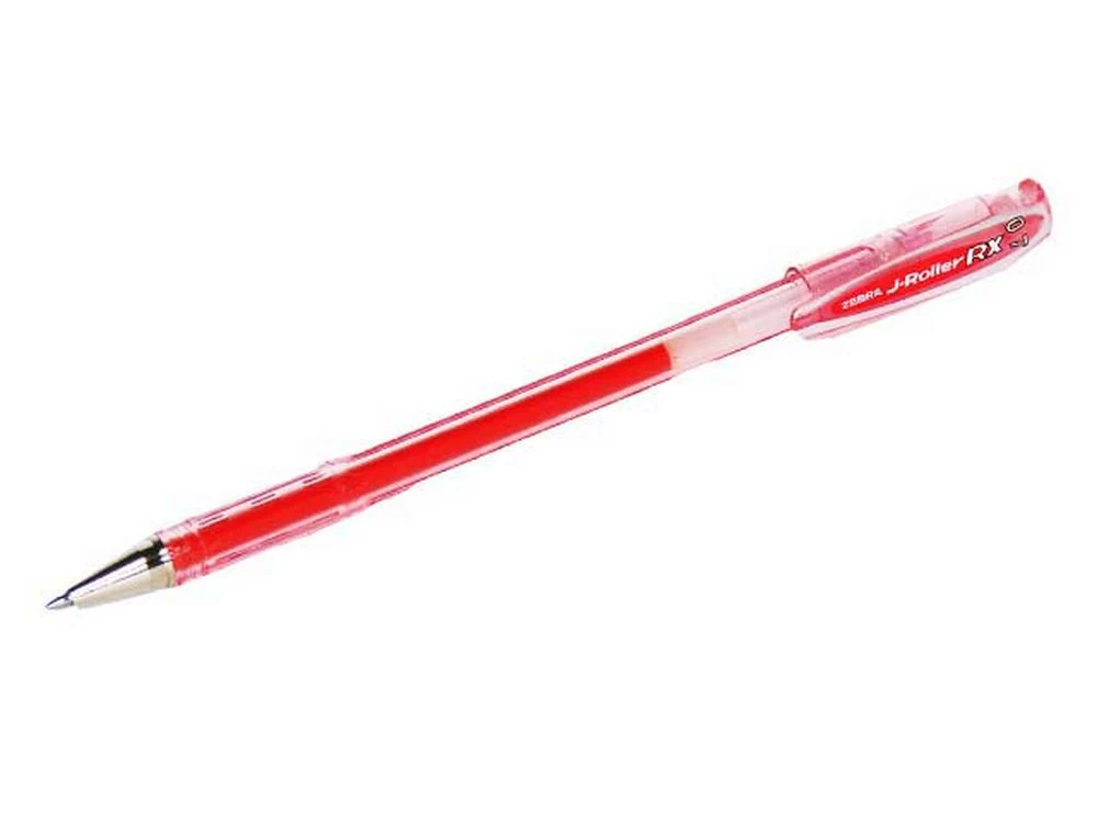 Bolígrafo c/Tapa fino J.Roller RX Rojo Fino .5mm Zebra® 8602 [Pieza]