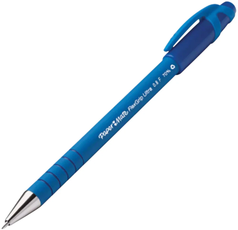 Bolígrafo c/Tapa Flexigrip Azul Fino PaperMate® [Pieza]