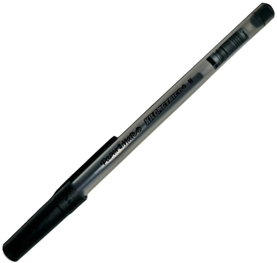 Bolígrafo c/Tapa Kilométrico Negro Medio PaperMate® 2129429 [Pieza]
