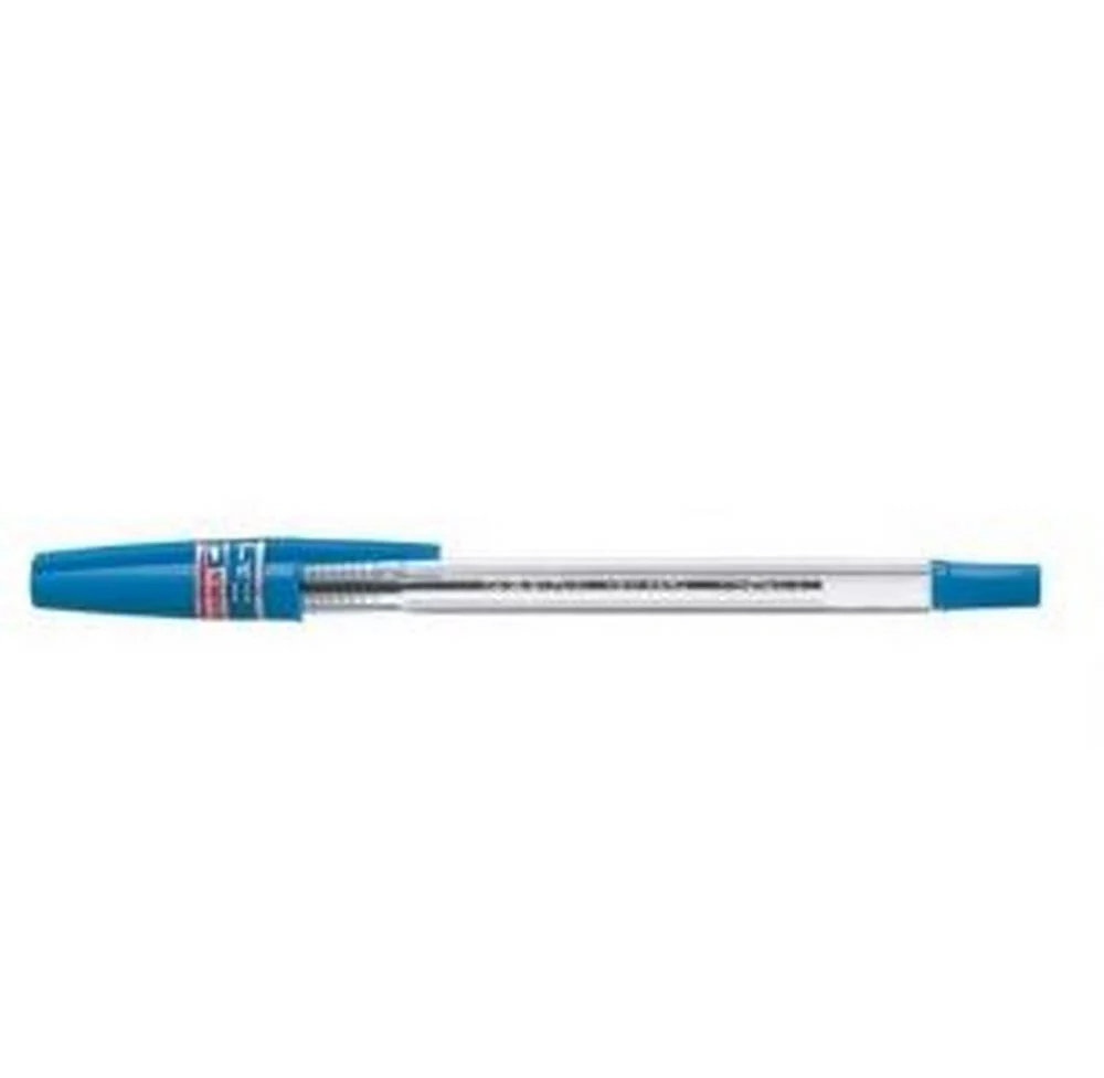 Bolígrafo c/Tapa med N-5200 Transparente Azul Medio Zebra® 7401 [Pieza]