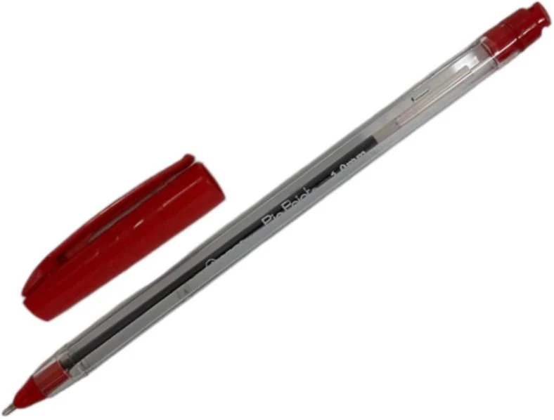 Bolígrafo c/Tapa Pin Point Rojo 1.0mm AZOR® 6830RO [Pieza]