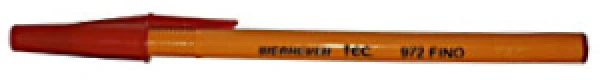Bolígrafo c/Tapa Tec Rojo Fino Wearever® 972 [Pieza]