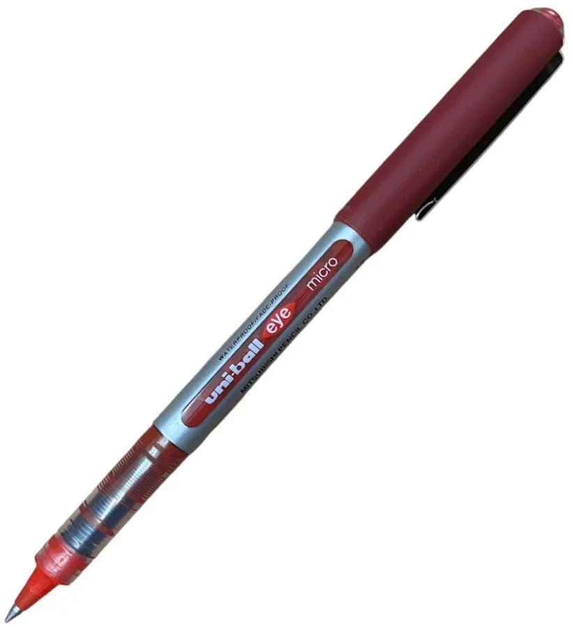 Bolígrafo c/Tapa UB-150 Visión Micro Rojo 0.5mm uniball® [Pieza]