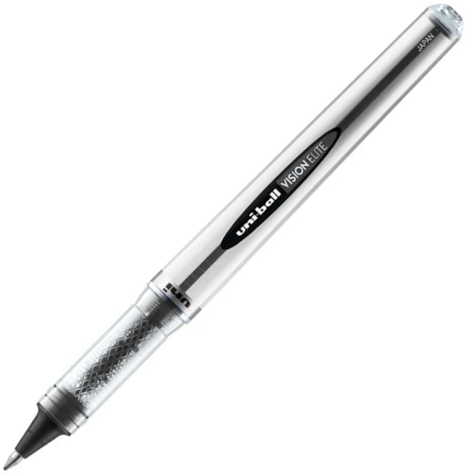 Bolígrafo c/Tapa UB-200 Visión Elite Negro 0.8mm uniball® 61408 [Pieza]