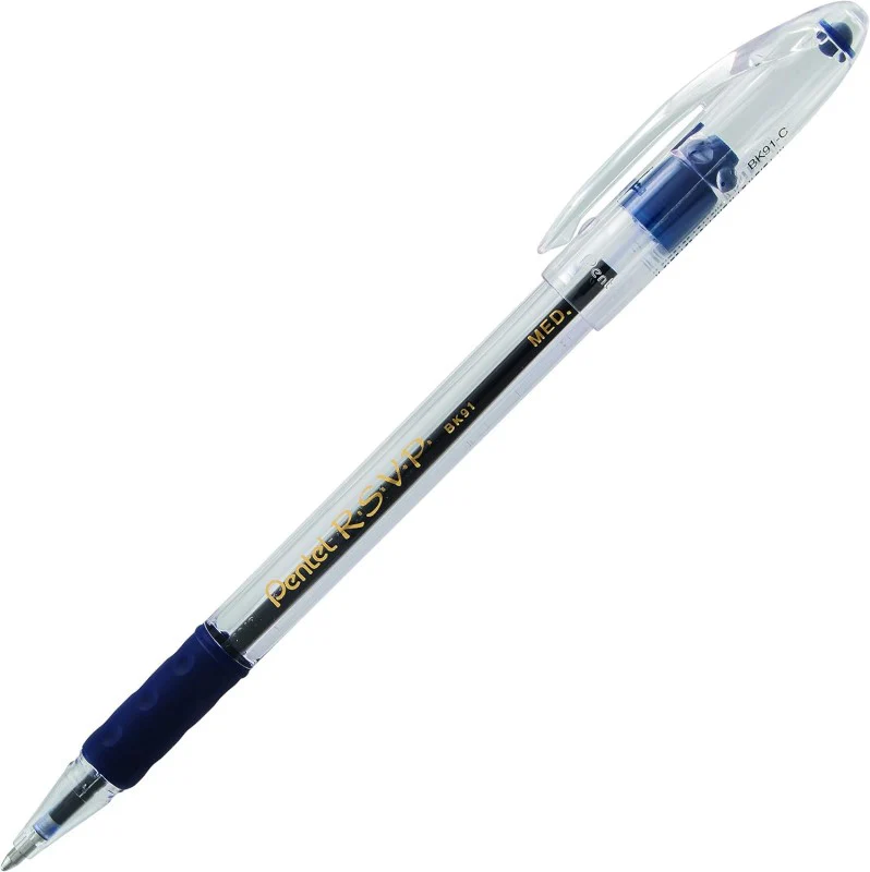 Bolígrafo Gel c/Tapa  1.0mm  R.S.V.P. Pentel® [Pieza]