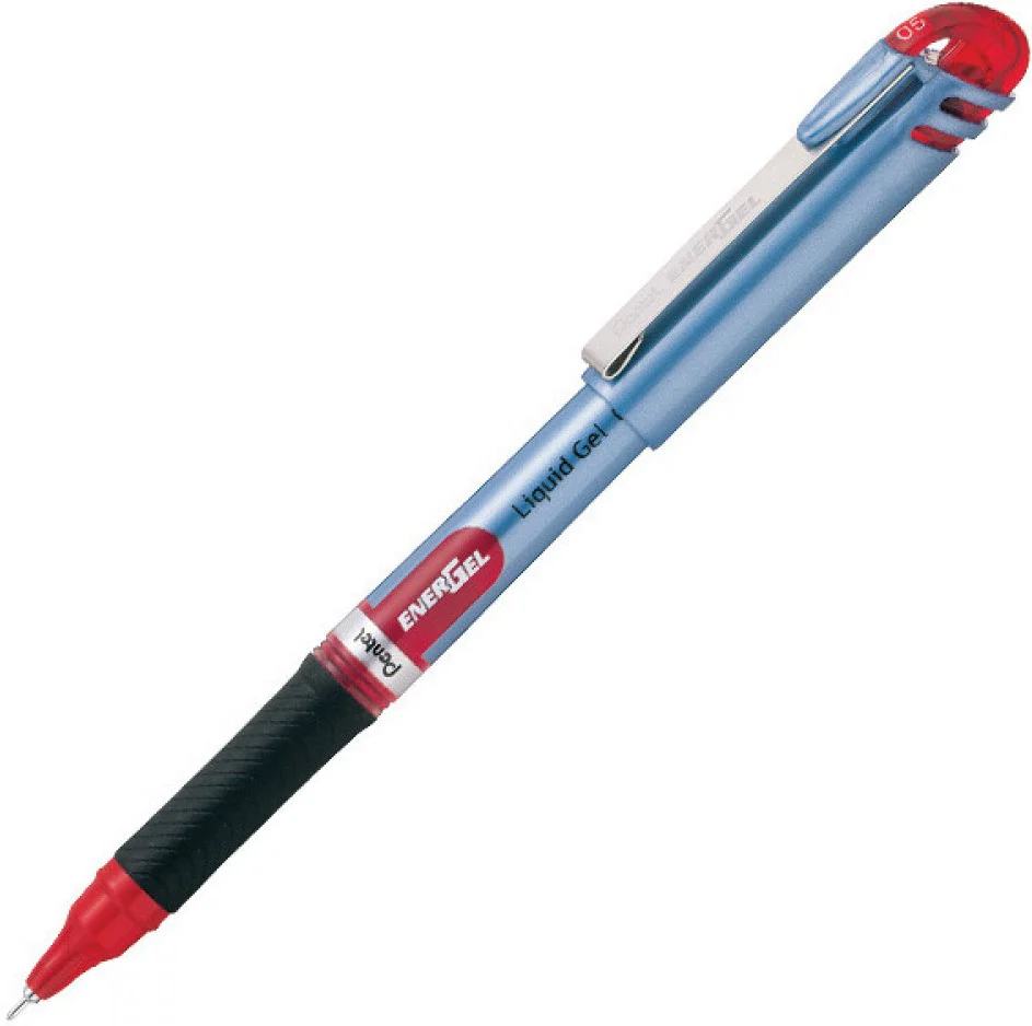 Bolígrafo Gel c/Tapa Energel Grip Rojo 0.5mm Pentel® BLN15-B [Pieza]