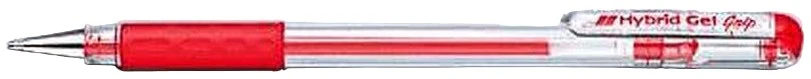 Bolígrafo Gel c/Tapa Hybrid Grip Rojo 0.6mm Pentel® K116-BX [Pieza]